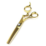 FnLune 6.0’ Gold Z Handle Hairdressing Scissors - FnLune