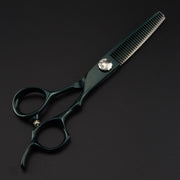 FnLune 6.0’ Green Lacquered Hairdressing Scissors - FnLune