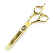 FnLune 6.0 Inch Golden Tiger Professional Hairdressing Scissors Salon - FnLune