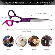 FnLune 6.0 Inch Professional Hairdressing Scissors Salon - FnLune