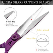 FnLune 6.0 Inch Professional Hairdressing Scissors Salon - FnLune