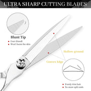 FnLune 6.0 Inch Professional Hairdressing Scissors Salon - FnLune