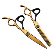 FnLune 6.0 Inch Professional Hairdressing Scissors Salon - FnLune