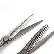 FnLune 6.0 inch VG - 10 Professional Hairdressing Scissors Salon Barber - FnLune