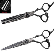 FnLune 6.0 Japan Steel Professional Hair Salon Scissors Cut Barber - FnLune