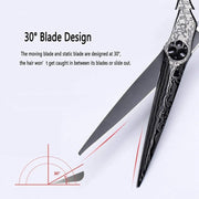 FnLune 6.0 Japan Steel Professional Hair Salon Scissors Cut Barber - FnLune