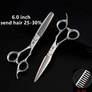 FnLune 6.0 Professional Hair Salon Scissors Cut Barber - FnLune