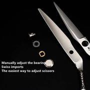 FnLune 6.0 Professional Hair Salon Scissors Cut Barber - FnLune