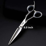 FnLune 6.0 Professional Hair Salon Scissors Cut Barber - FnLune