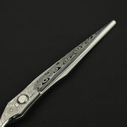 FnLune 6.0 Tungsten Steel Damascus Pattern Professional Hair Salon Hairdressing Scissors - FnLune