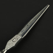 FnLune 6.0 Tungsten Steel Damascus Pattern Professional Hair Salon Hairdressing Scissors - FnLune