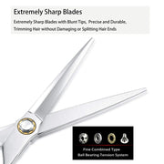 FnLune 6.0 VG - 10 Professional Hair Salon Scissors Cut Barber Tools - FnLune