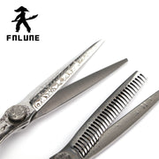 FnLune 6.0inch VG - 10 Professional Hairdressing Scissors Salon Barber - FnLune