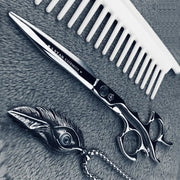 FnLune 6.5 Inch ATS - 34 Professional Hair Salon Scissors Cut - FnLune