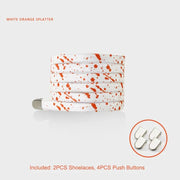 FnLune 8MM Rainbow Elastic laces Sneakers AF1 No tie Shoelaces - FnLune