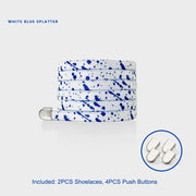 FnLune 8MM Rainbow Elastic laces Sneakers AF1 No tie Shoelaces - FnLune