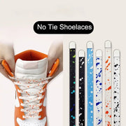 FnLune 8MM Rainbow Elastic laces Sneakers AF1 No tie Shoelaces - FnLune
