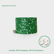 FnLune 8MM Rainbow Elastic laces Sneakers AF1 No tie Shoelaces - FnLune