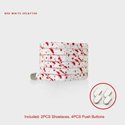 FnLune 8MM Rainbow Elastic laces Sneakers AF1 No tie Shoelaces - FnLune