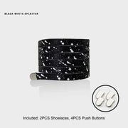 FnLune 8MM Rainbow Elastic laces Sneakers AF1 No tie Shoelaces - FnLune