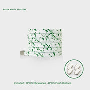 FnLune 8MM Rainbow Elastic laces Sneakers AF1 No tie Shoelaces - FnLune