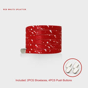 FnLune 8MM Rainbow Elastic laces Sneakers AF1 No tie Shoelaces - FnLune