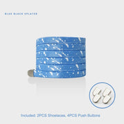 FnLune 8MM Rainbow Elastic laces Sneakers AF1 No tie Shoelaces - FnLune