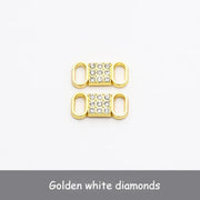 FnLune AF1 Shoelaces Buckle DIY Rhinestone Shoe Decoration AJ AF1 AIR - FnLune