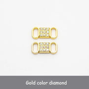 FnLune AF1 Shoelaces Buckle DIY Rhinestone Shoe Decoration AJ AF1 AIR - FnLune