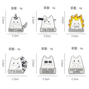 FnLune Alphabet Brooch Cartoon - FnLune