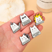 FnLune Alphabet Brooch Cartoon - FnLune
