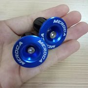 FnLune Bicycle Bar End Plug Road Mountain Bike Handlebar End Cap Aluminum Bicycle Handle Bar End Cap MTB Handlebar Plugs - FnLune