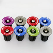 FnLune Bicycle Bar End Plug Road Mountain Bike Handlebar End Cap Aluminum Bicycle Handle Bar End Cap MTB Handlebar Plugs - FnLune