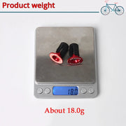 FnLune Bicycle Bar End Plug Road Mountain Bike Handlebar End Cap Aluminum Bicycle Handle Bar End Cap MTB Handlebar Plugs - FnLune