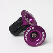 FnLune Bicycle Bar End Plug Road Mountain Bike Handlebar End Cap Aluminum Bicycle Handle Bar End Cap MTB Handlebar Plugs - FnLune