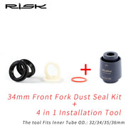 FnLune Bicycle Front Fork Dust Seal 32mm 34 35 36mm Dust Seal Foam Ring for Fox/Rockshox/Magura/X - fusion/Manitou Fork Repair Kits Parts - FnLune