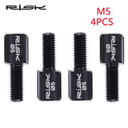 FnLune Bicycle Thumb Shifter Adjuster Screw Bolts M5/M6 MTB Road Bike Rear Derailleur Brake Cable Line Bolt Screws Aluminium - FnLune