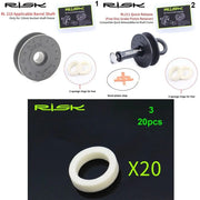 FnLune Bike Chain Clean Keeper Tool With Quick Release Lever For Barrel/12mm Bucket Shaft Frame Bicycle Chain Washing Holder - FnLune