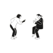 FnLune Black and White Punk Brooch - FnLune