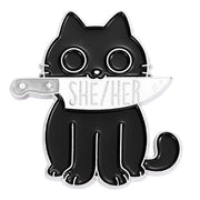 FnLune Black Cat Brooch - FnLune