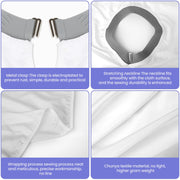 FnLune Black White Silicone Scarf Antistatic Hairdresser Apron - FnLune