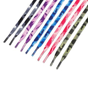 FnLune Camo Magic Light and Shadow Colorful Trend Fashion Colorful Flat AF1 Shoelaces Flat Canvas Sneakers Shoes Laces Shoes Strings - FnLune