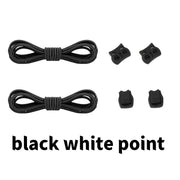 FnLune Cat Eye Styling 27 Colors Elastic Shoelaces Round Locking No Tie Shoe Laces - FnLune