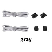 FnLune Cat Eye Styling 27 Colors Elastic Shoelaces Round Locking No Tie Shoe Laces - FnLune