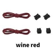 FnLune Cat Eye Styling 27 Colors Elastic Shoelaces Round Locking No Tie Shoe Laces - FnLune