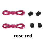 FnLune Cat Eye Styling 27 Colors Elastic Shoelaces Round Locking No Tie Shoe Laces - FnLune