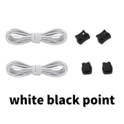 FnLune Cat Eye Styling 27 Colors Elastic Shoelaces Round Locking No Tie Shoe Laces - FnLune