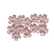 FnLune Cherry Blossoms Shoelace Buckle Metal Shoelaces AF1 Shoelaces Buckle Accessories - FnLune