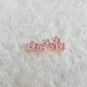 FnLune Cherry Blossoms Shoelace Buckle Metal Shoelaces AF1 Shoelaces Buckle Accessories - FnLune