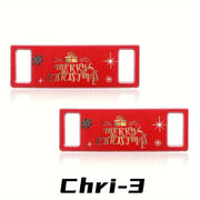 FnLune Christmas Old Man Elk Shoelaces Buckle Shoe Decorations Sneaker - FnLune